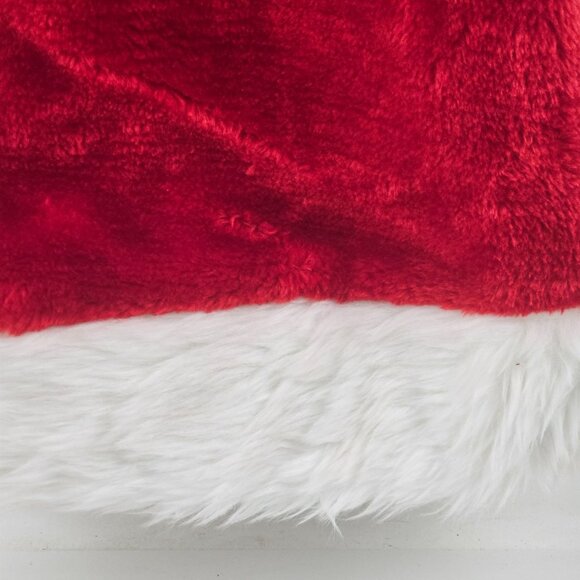 Santa Claus Hat With Bottle Opener Red White Faux Fur Christmas Wearable Cap - Picture 8 of 9